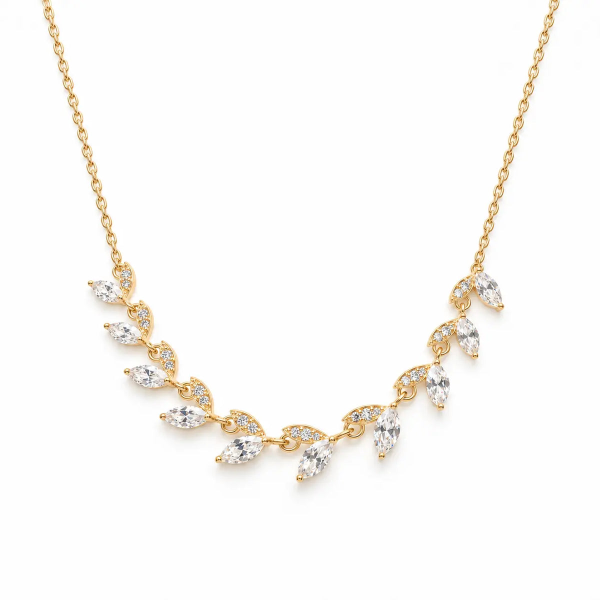 Collar LIRIA de plata 925, fotografía de producto